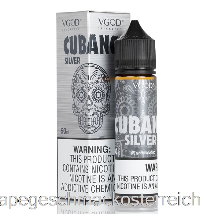 Cubano Silver – Vgod E-Liquid – 60 Ml, 6 Mg Vape-Geschmack